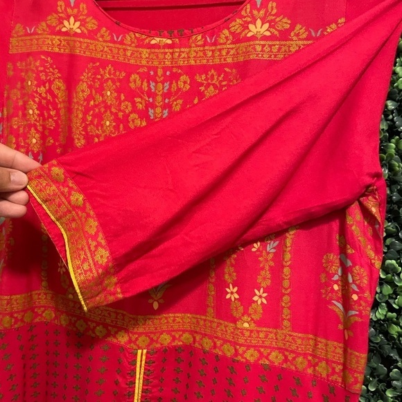 Wforwoman Pink Kurta - Picture 2 of 6